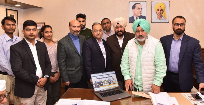 Chetan Singh Jauramajra launches new website of Information and Public Relations Department