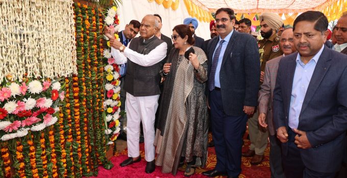 U.T. Foundation stone laid for Hostel Block to enhance medical infrastructure in Chandigarh.