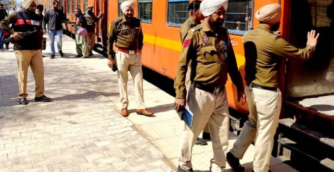 Punjab Police conducted a state-level search operation at railway stations across the state